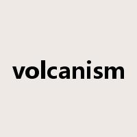 volcanism是什么意思