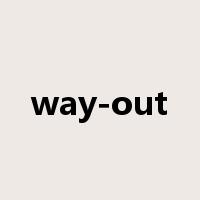 way-out是什么意思