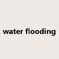 water flooding是什么意思