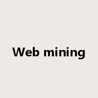 Web mining是什么意思