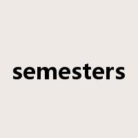 semesters是什么意思