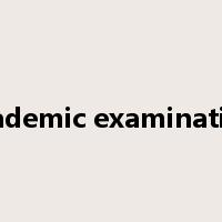 academic examination是什么意思