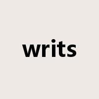writs是什么意思