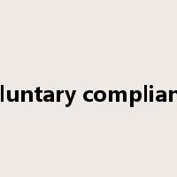voluntary compliance是什么意思