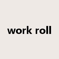 work roll是什么意思