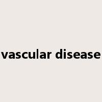 vascular disease是什么意思