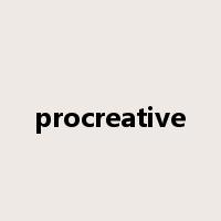 procreative是什么意思