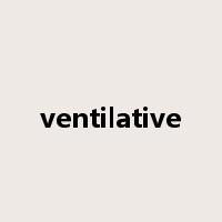 ventilative是什么意思