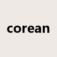 corean是什么意思
