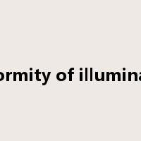 uniformity of illumination是什么意思