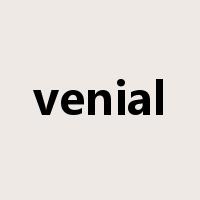 venial是什么意思