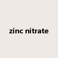 zinc nitrate是什么意思