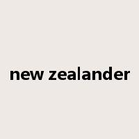 new zealander是什么意思