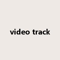 video track是什么意思