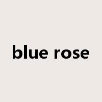 blue rose是什么意思