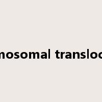 chromosomal translocation是什么意思