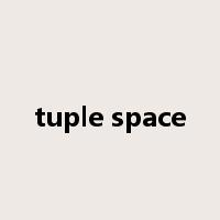 tuple space是什么意思