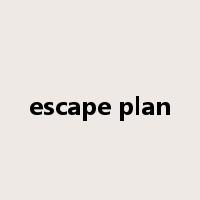 escape plan是什么意思