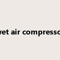 wet air compressor是什么意思