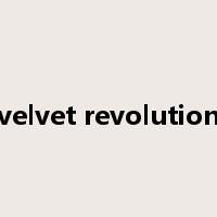 velvet revolution是什么意思