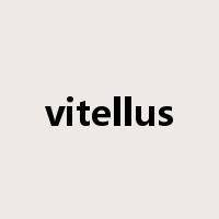 vitellus是什么意思