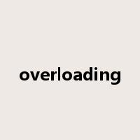 overloading是什么意思