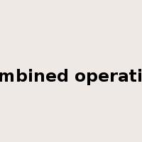 combined operation是什么意思