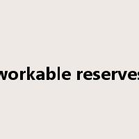 workable reserves是什么意思