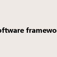 software framework是什么意思