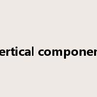 vertical component是什么意思
