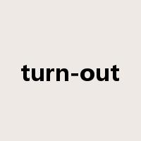 turn-out是什么意思
