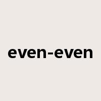 even-even是什么意思