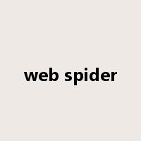 web spider是什么意思