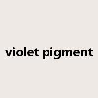 violet pigment是什么意思