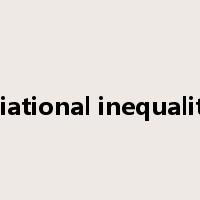 variational inequalities是什么意思