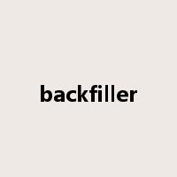 backfiller是什么意思