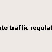 violate traffic regulations是什么意思