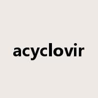 acyclovir是什么意思