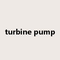 turbine pump是什么意思