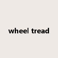 wheel tread是什么意思