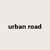 urban road是什么意思
