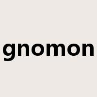 gnomon是什么意思