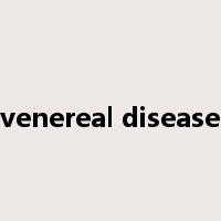 venereal disease是什么意思