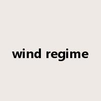wind regime是什么意思