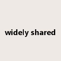 widely shared是什么意思