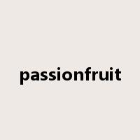 passionfruit是什么意思