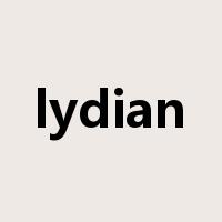 lydian是什么意思
