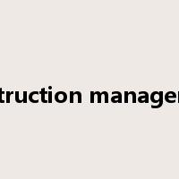 construction management是什么意思