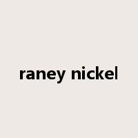 raney nickel是什么意思