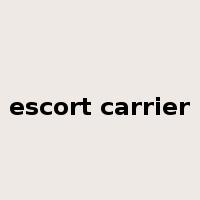 escort carrier是什么意思